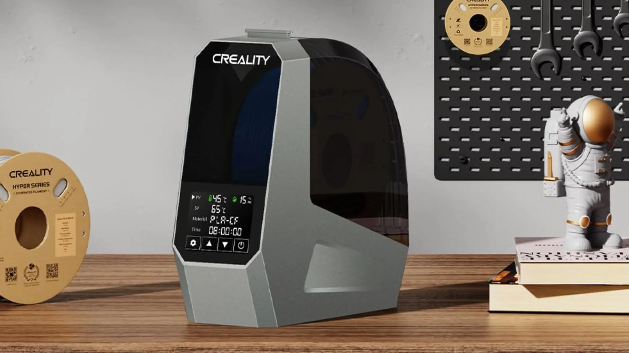 Máy sấy filament Creality Space Pi với giao diện điều khiển