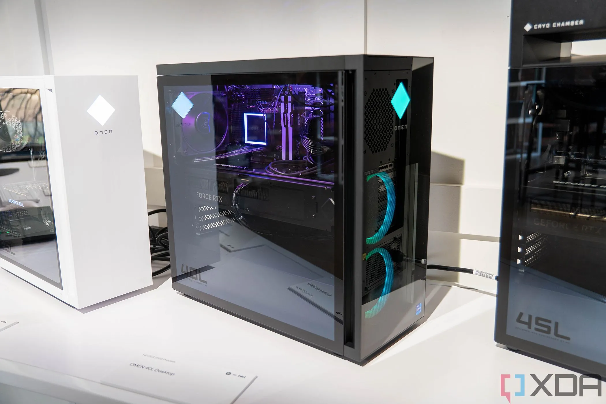 Máy tính để bàn HP OMEN, minh họa cho việc kiểm tra thông tin hệ thống và hiệu năng bằng Aida64 Extreme