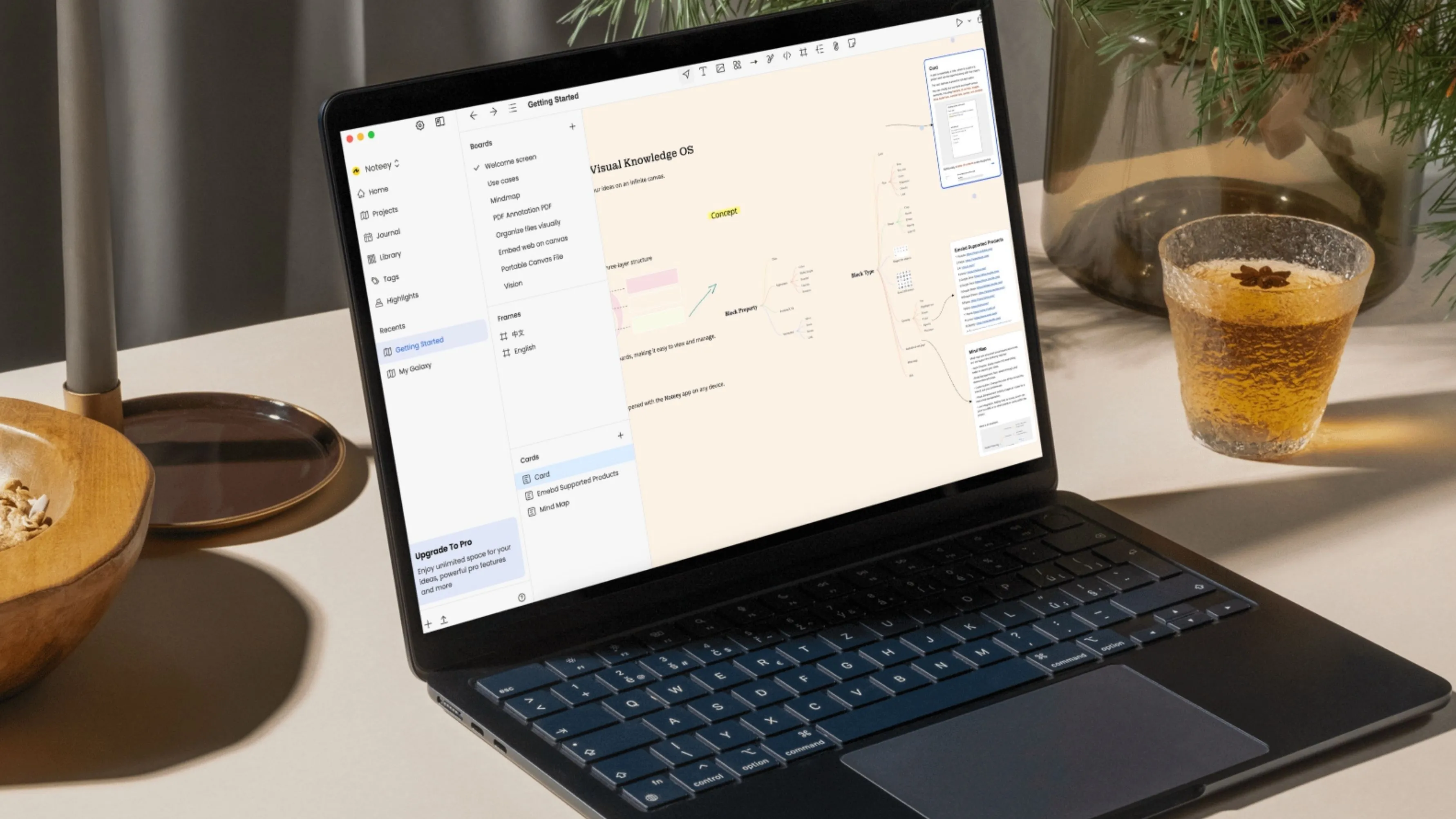 Minh họa khả năng tạo mind map đơn giản bằng Mermaid.js trong Notion