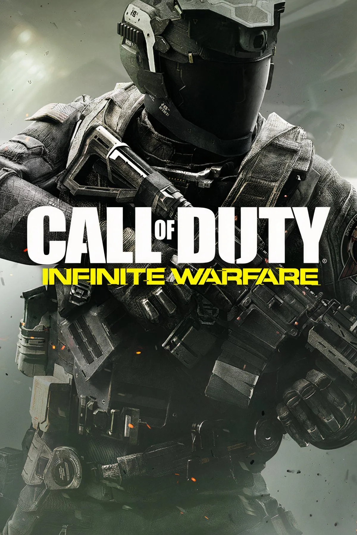 Một bức ảnh ghép các khoảnh khắc hành động và bối cảnh từ Call of Duty: Infinite Warfare, nổi bật với các trận chiến ngoài không gian