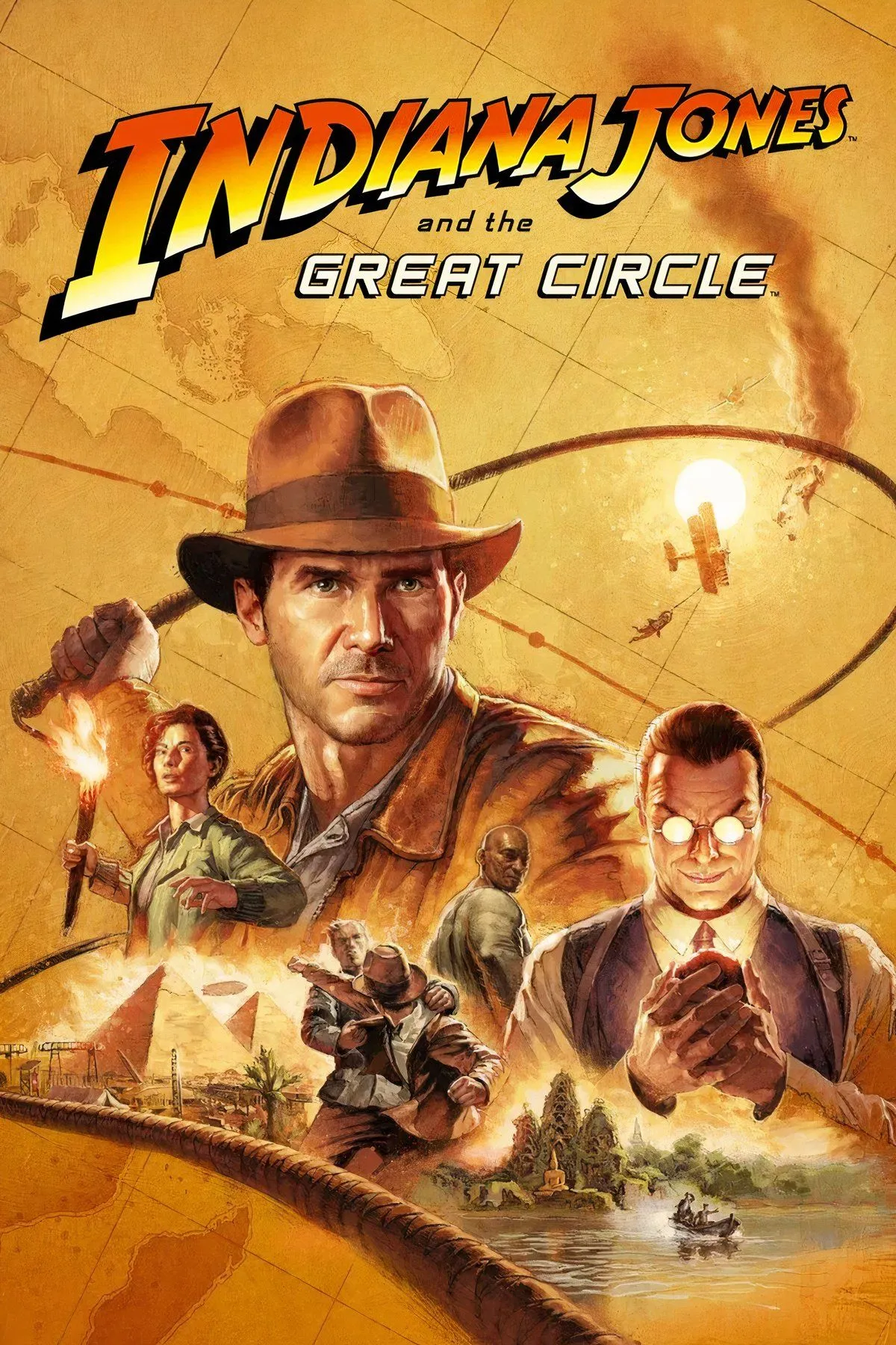 Nhà thám hiểm Indiana Jones với chiếc mũ và roi nổi tiếng