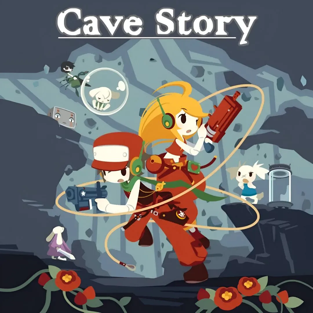 Nhân vật chính trong game platformer kinh điển Cave Story với đồ họa pixel retro, tác phẩm của Daisuke &quot;Pixel&quot; Amaya