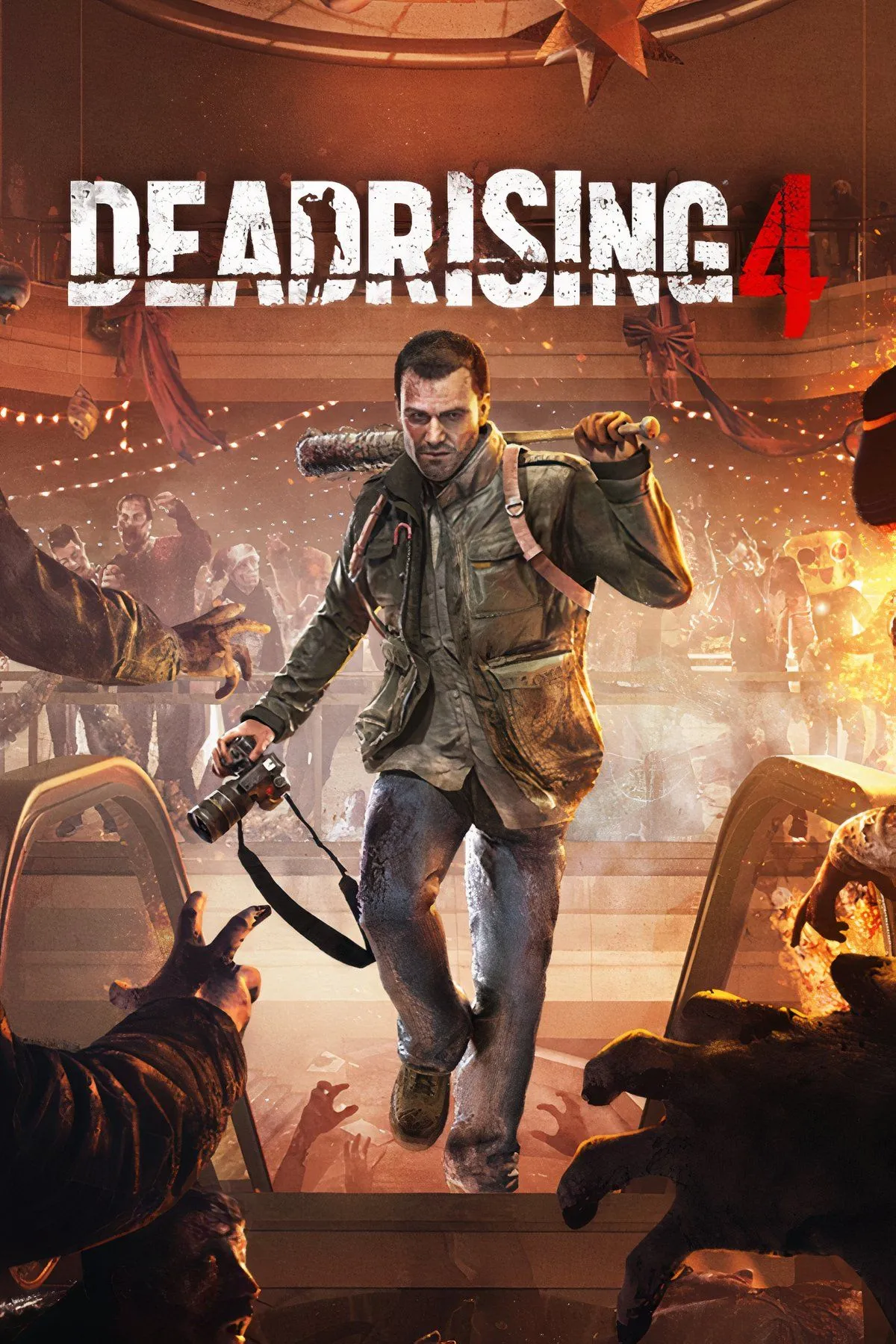 Nhân vật Frank West đối đầu zombie trong Dead Rising 4, tựa game thiếu đi các yếu tố cốt lõi của series