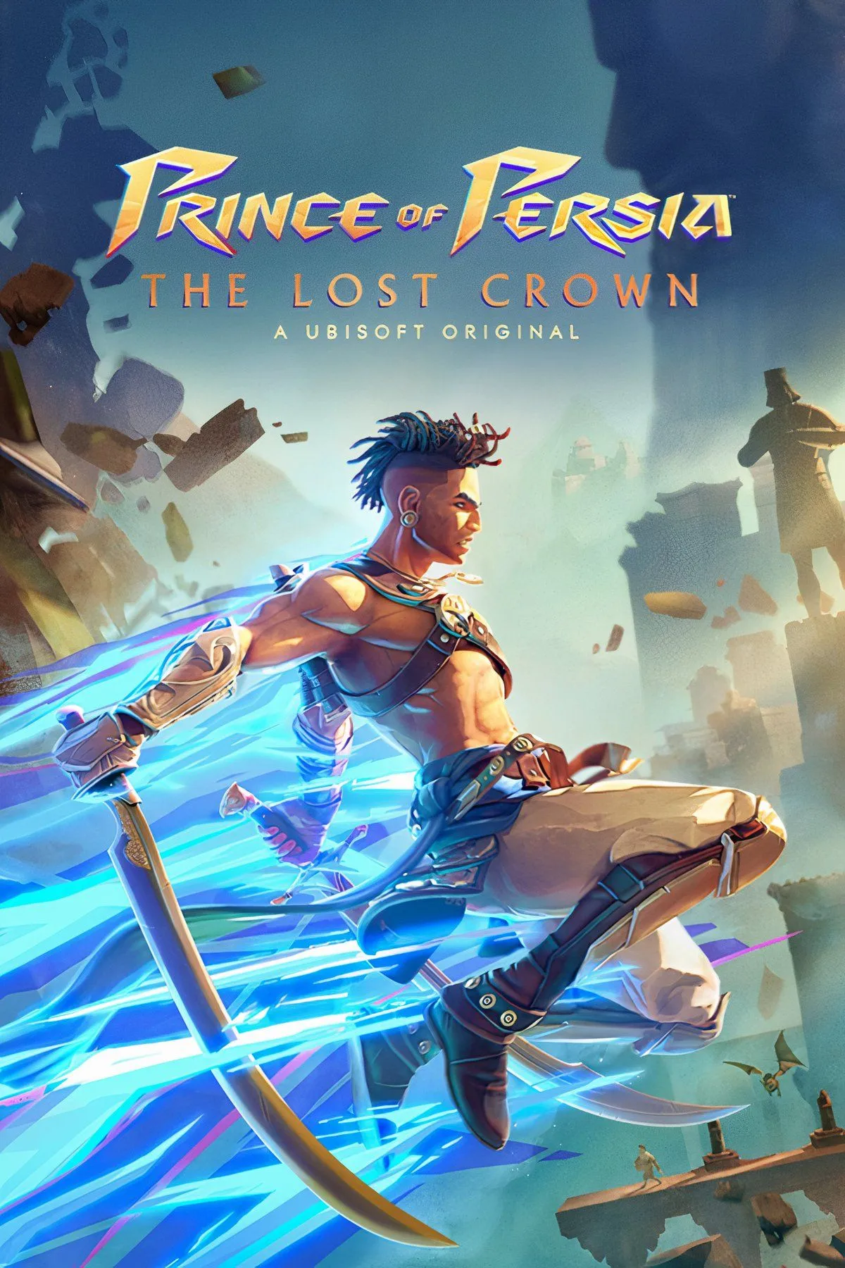 Nhân vật Sargon đang chiến đấu trong game Prince of Persia The Lost Crown, thể loại Metroidvania 2D