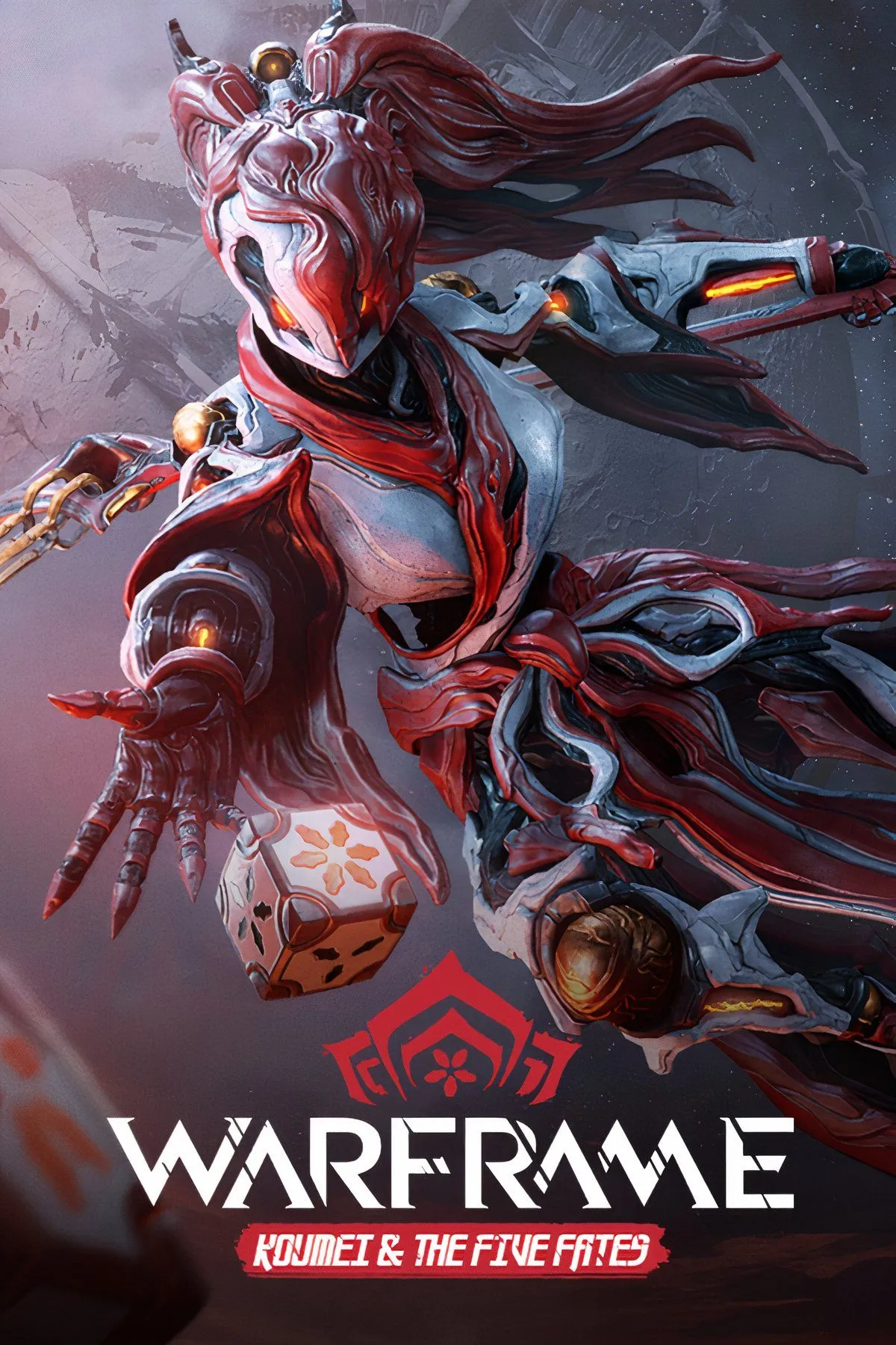 Nhân vật trong bộ giáp Warframe chiến đấu