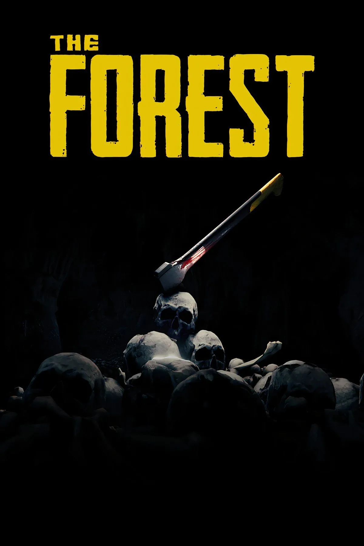 Nhân vật trong game sinh tồn kinh dị The Forest đang đối mặt với những sinh vật ăn thịt người trong khu rừng rậm