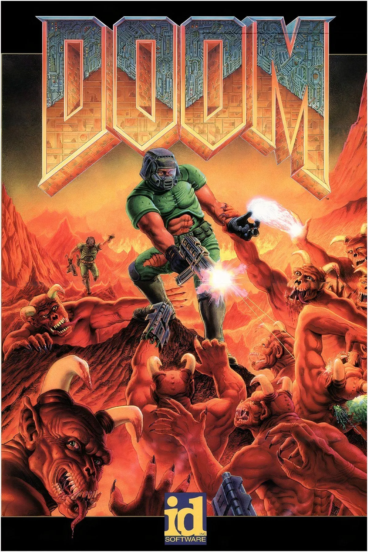 Phiên bản Doom Long Box trên PS1, một trong những game bắn súng góc nhìn thứ nhất kinh điển