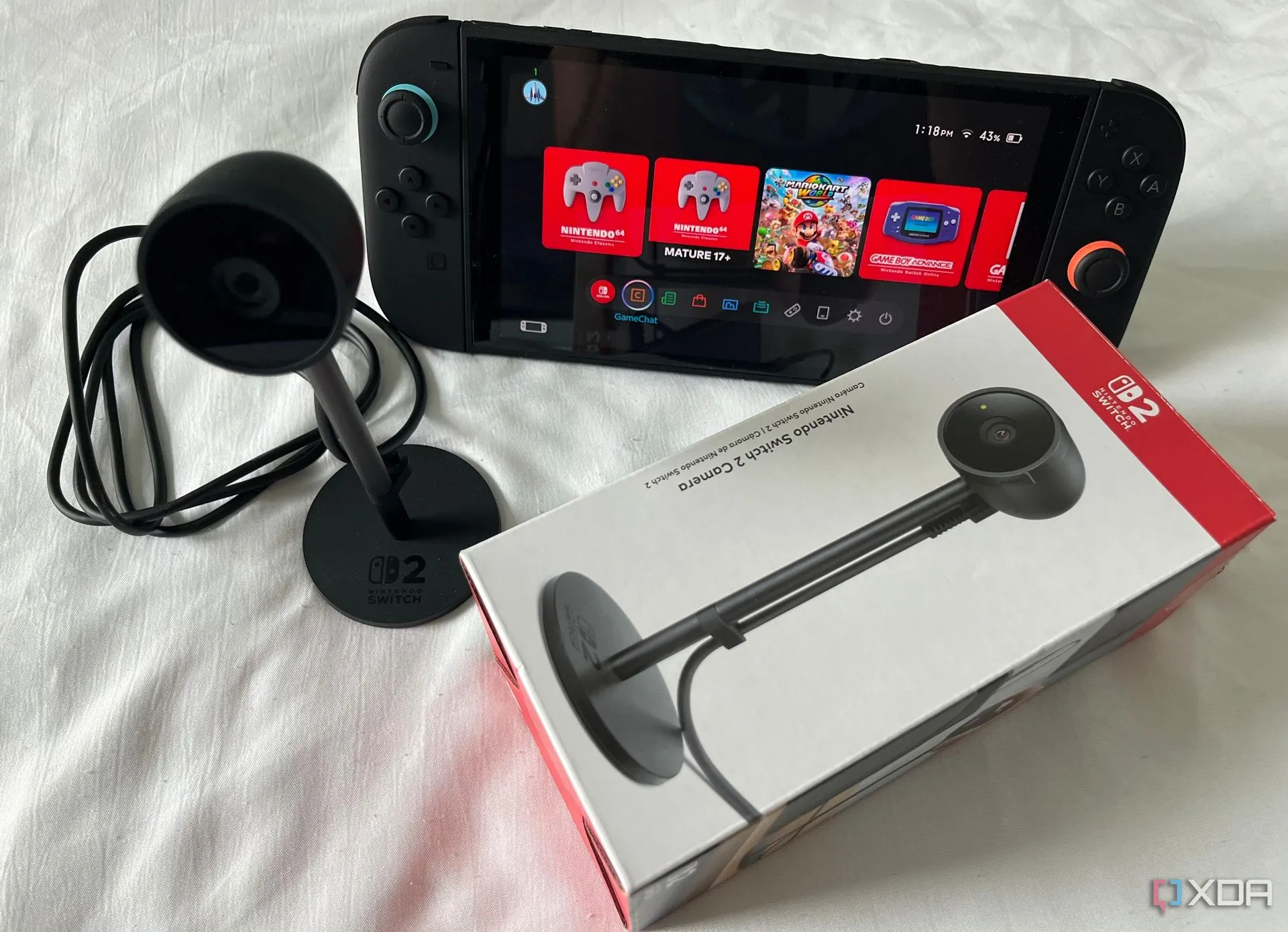 Phụ kiện camera chính thức của Nintendo Switch 2, có thể dùng cho các tính năng online như GameChat