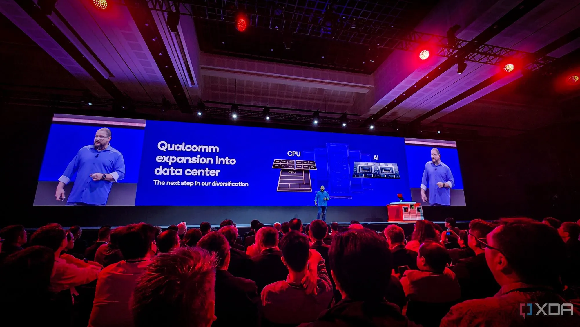 Quang cảnh hội trường sự kiện Computex, nơi Qualcomm chia sẻ về tương lai của chip Oryon và kế hoạch mở rộng thị trường