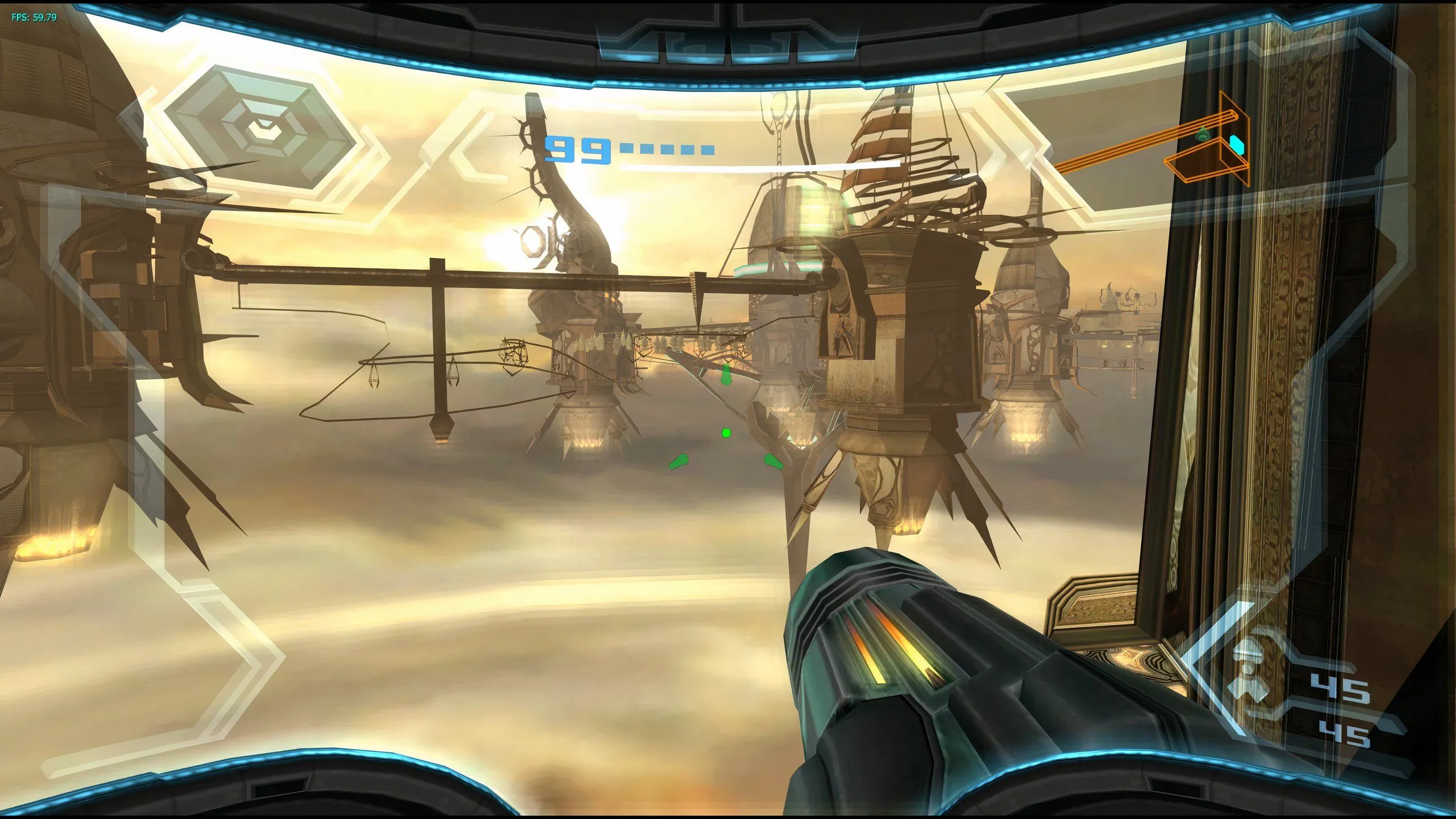 Samus Aran khám phá một hành tinh xa lạ trong Metroid Prime 3 Corruption, công nghệ Wii Motion Plus được tối ưu