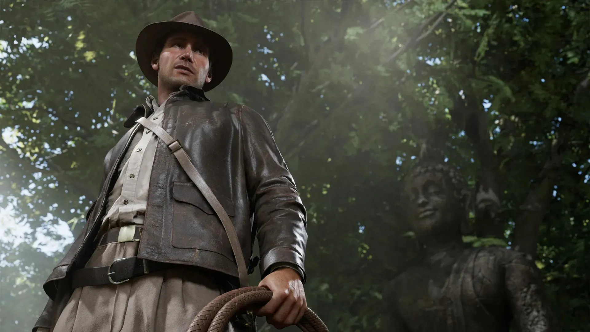 Screenshot game Indiana Jones and the Great Circle, minh họa cho các tựa game trên nền tảng khác và sự đa dạng trong cách theo dõi thành công của chúng