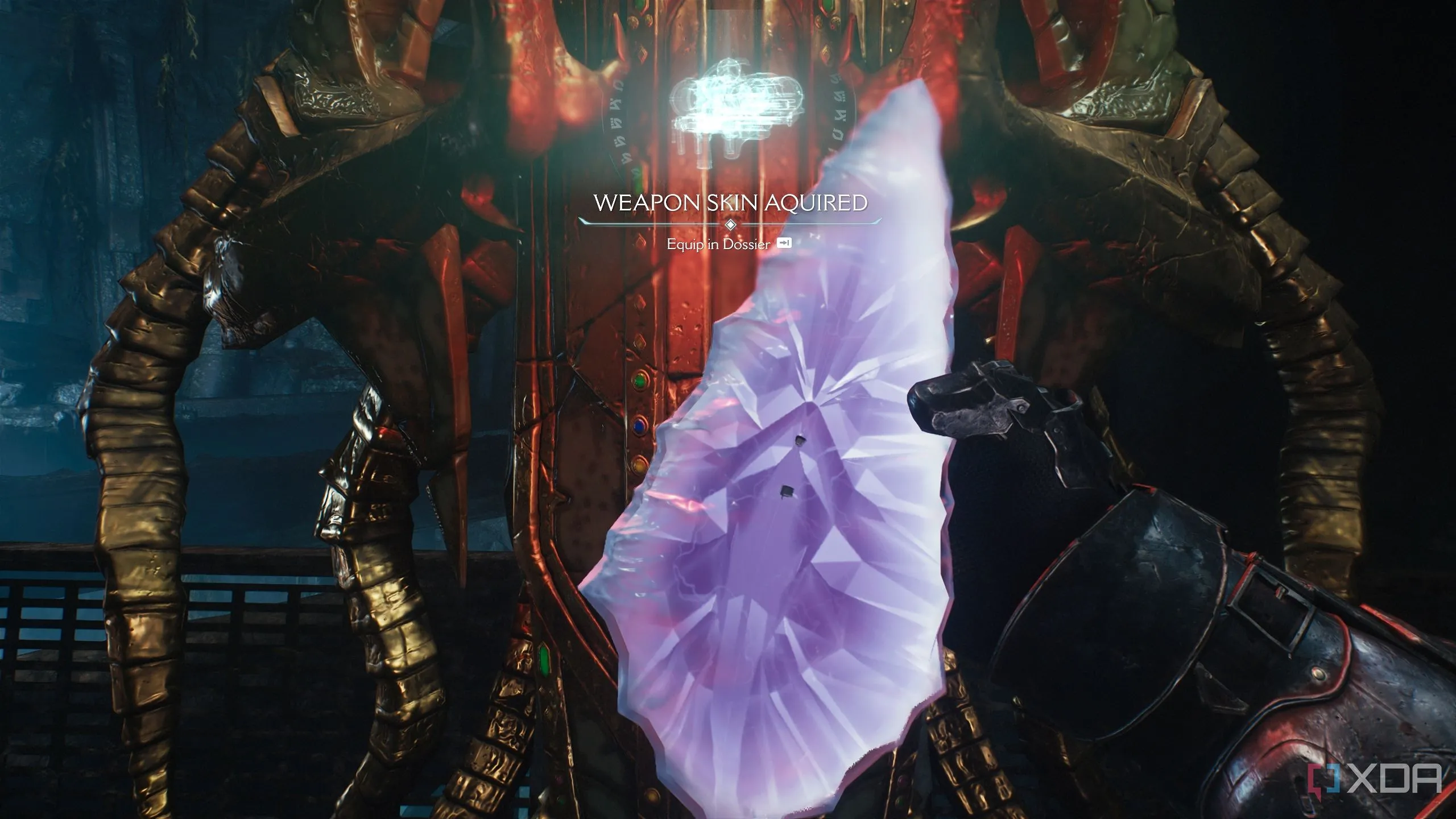 Slayer đang thu thập Wraithstone đầu tiên trong Chapter 14 của Doom: The Dark Ages.
