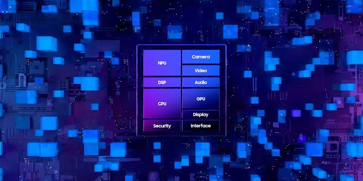 Sơ đồ kiến trúc vi xử lý Samsung Exynos 992, minh họa các thành phần chip.