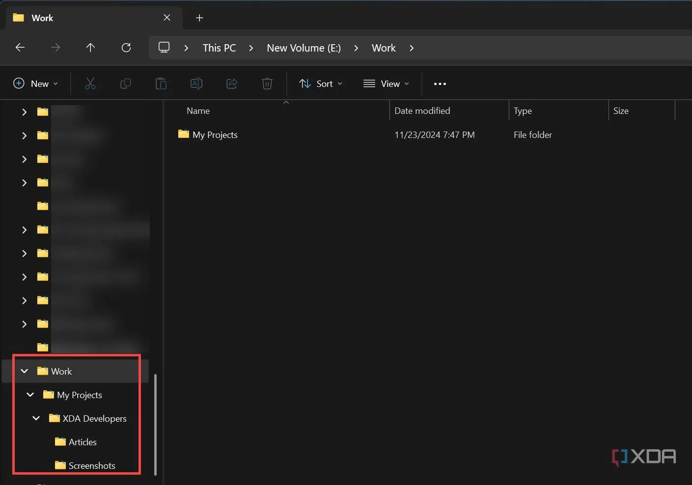 Sơ đồ minh họa cấu trúc thư mục logic giúp tổ chức file hiệu quả theo từng dự án hoặc khách hàng.