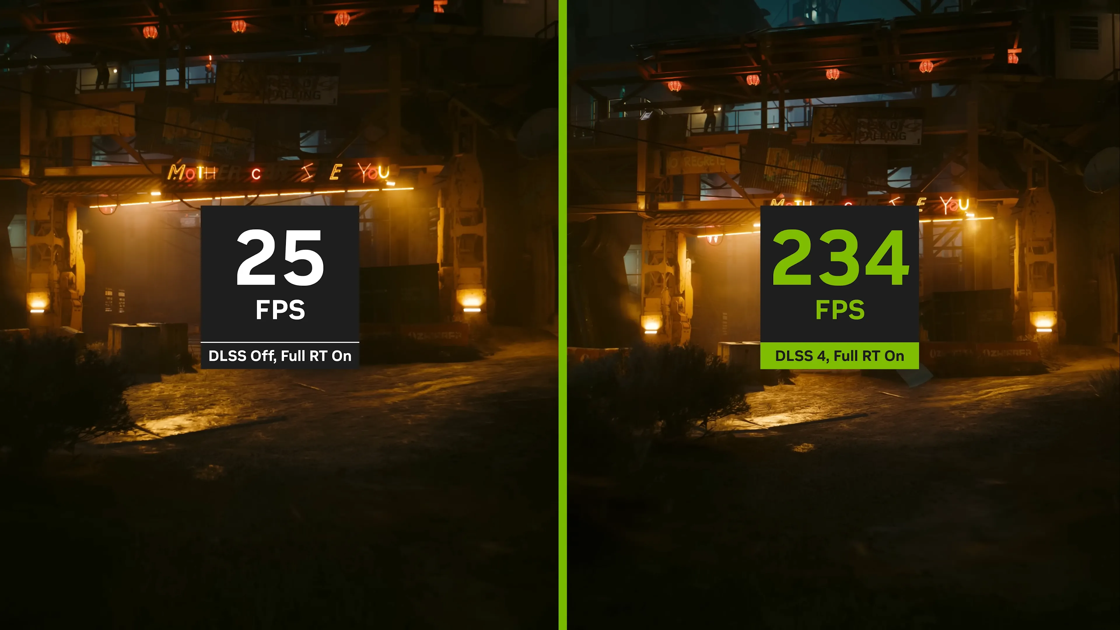 So sánh chất lượng hình ảnh và hiệu suất chơi game khi bật và tắt công nghệ Nvidia DLSS 4
