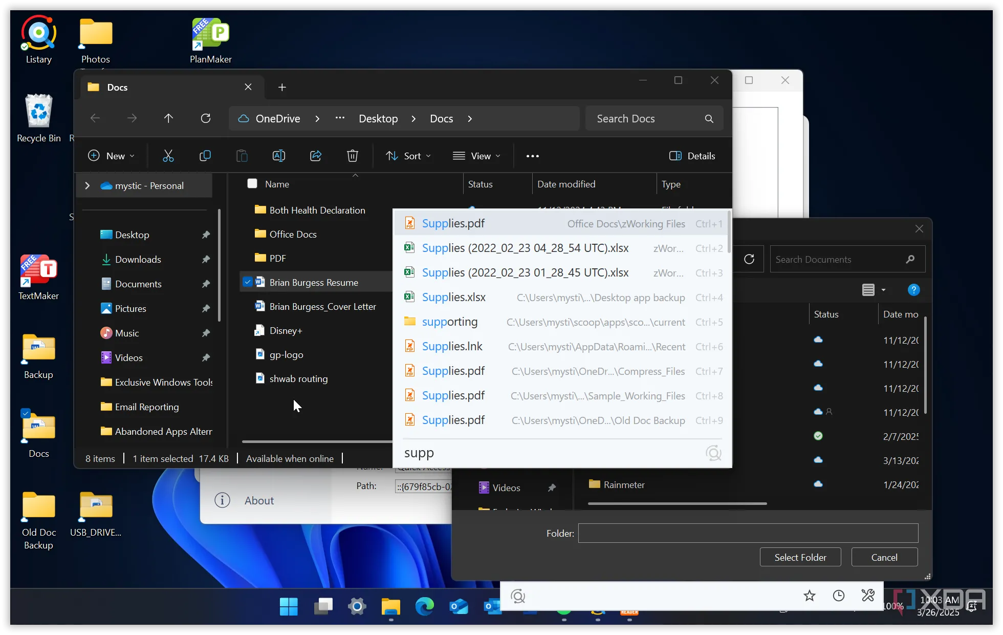 Sử dụng tính năng tìm kiếm trực tiếp trong File Explorer, kết hợp với các công cụ như Listary để truy xuất file nhanh chóng.