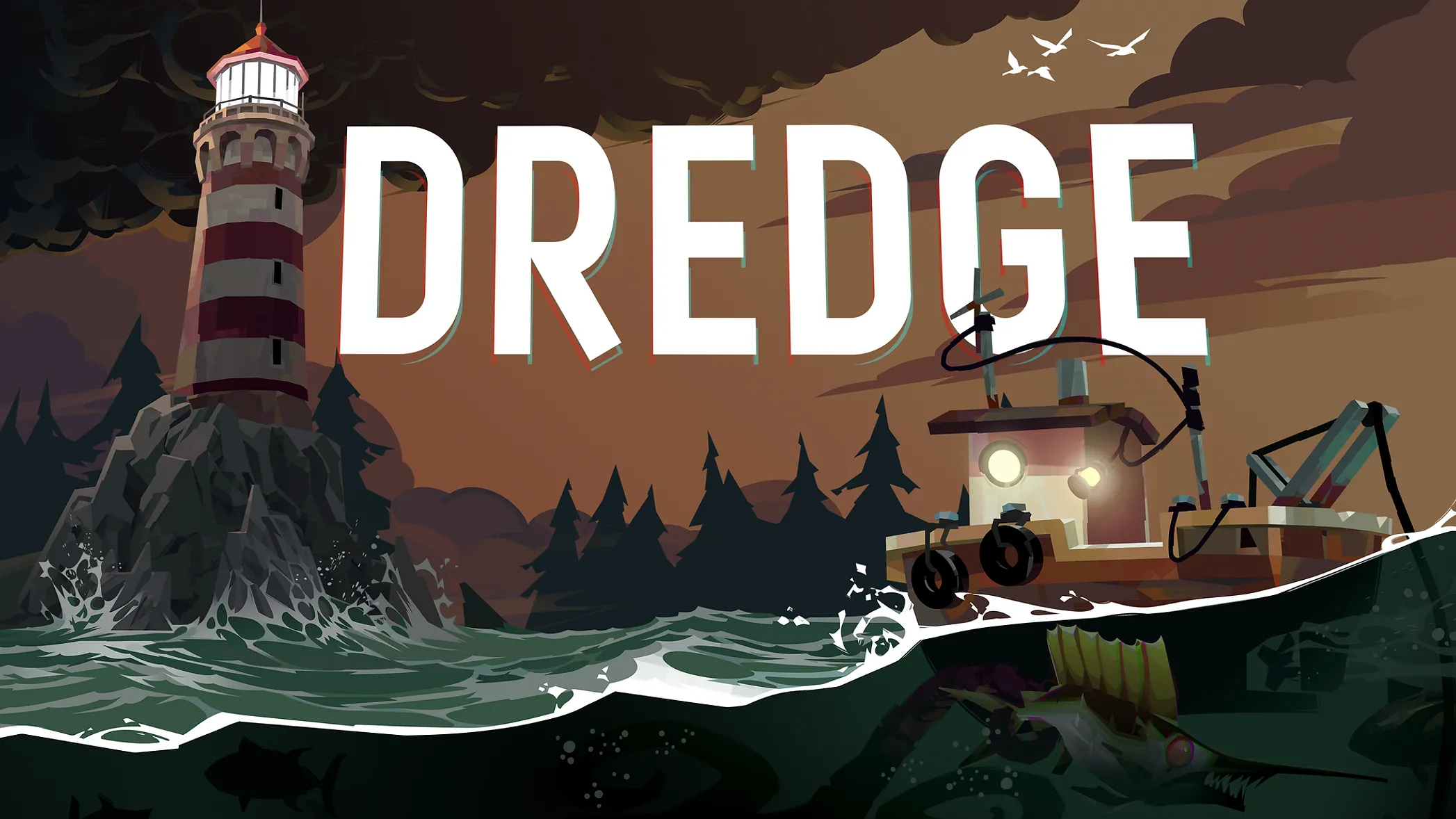 Tàu đánh cá trong game Dredge khám phá vùng biển Lovecraftian đầy bí ẩn