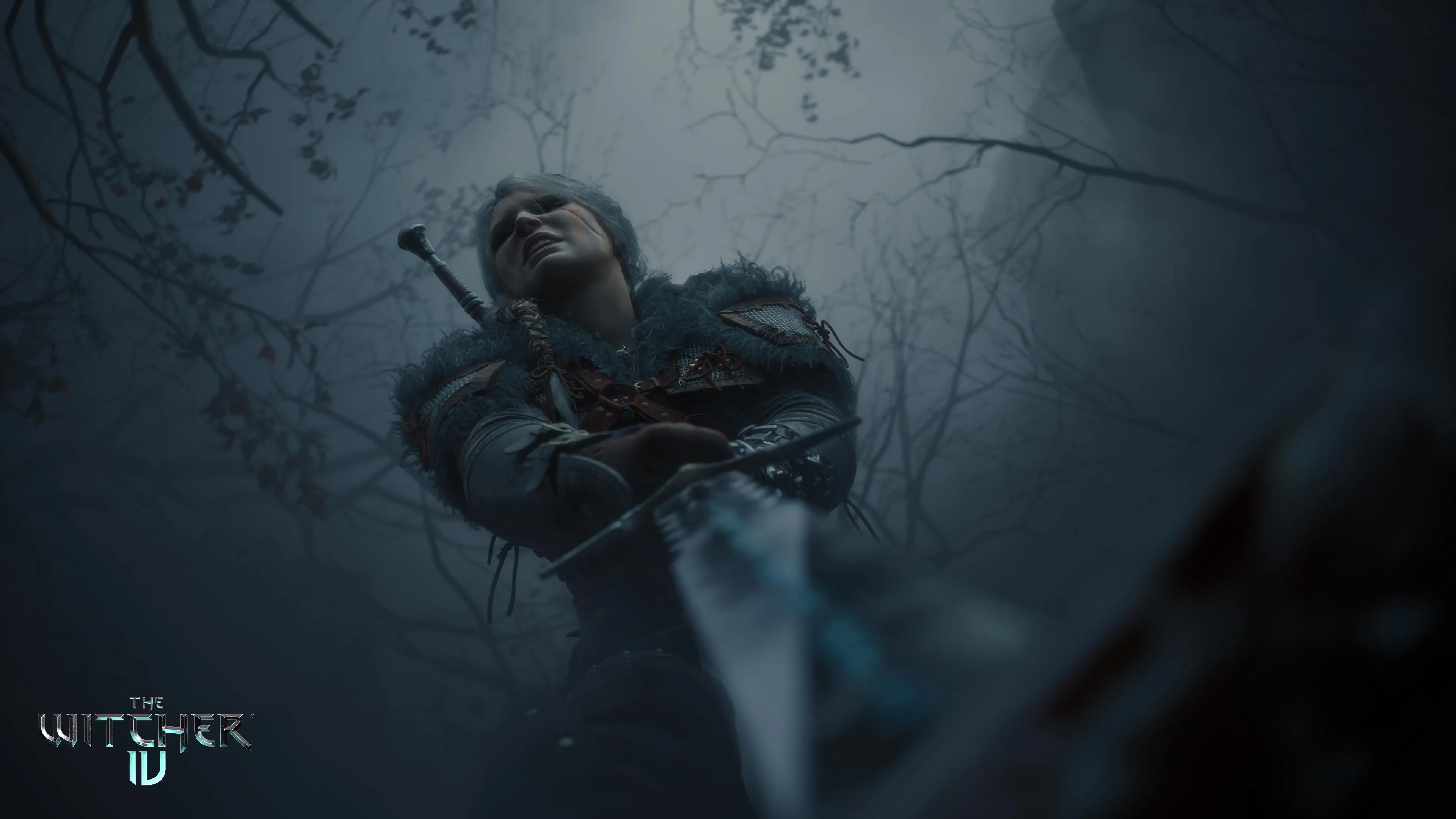 Thanh kiếm của một Witcher đặt trong một khung cảnh cổ xưa, tượng trưng cho hành trình mới trong The Witcher 4.