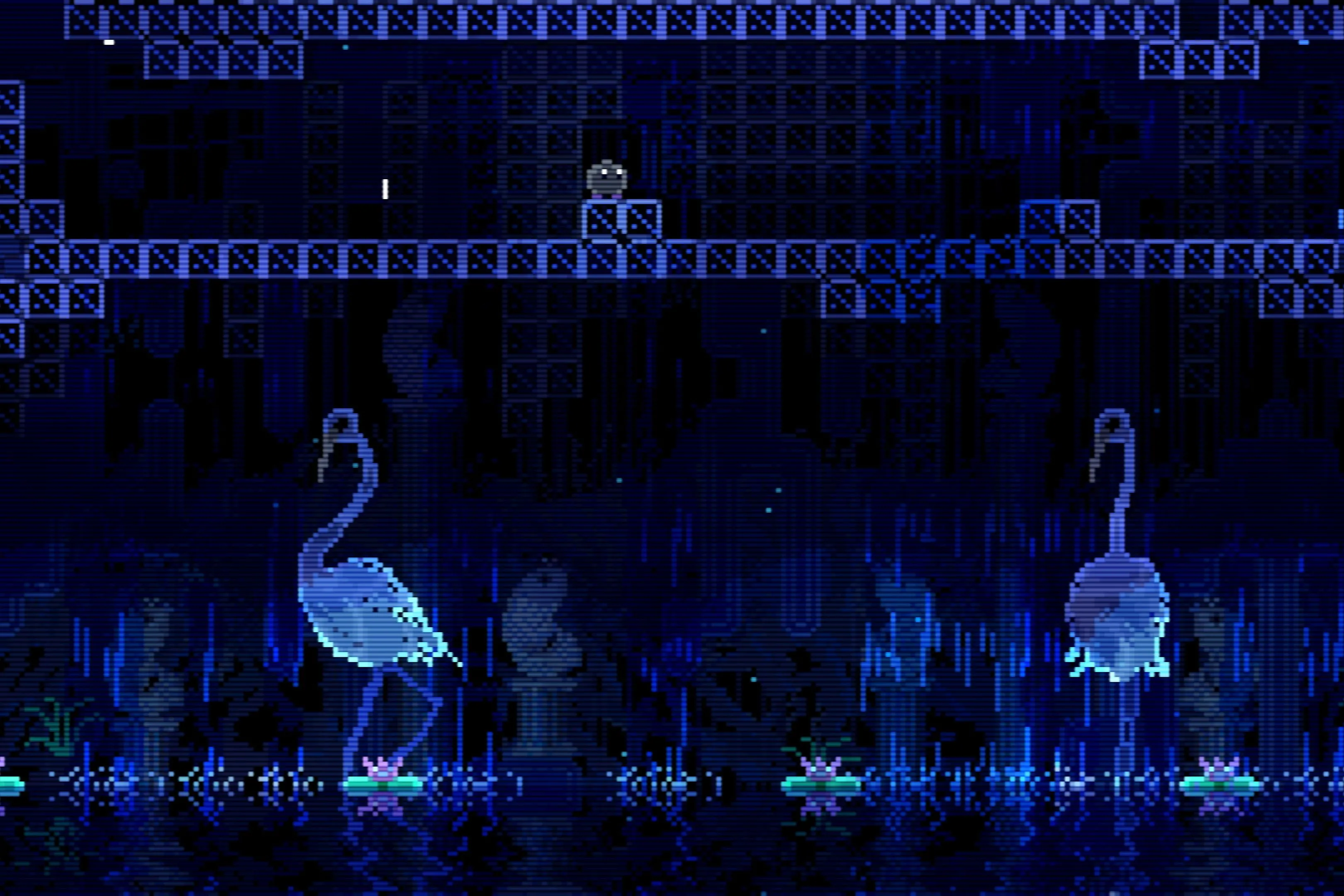Thế giới đầy màu sắc và bí ẩn trong game indie Animal Well với các nhân vật pixel art độc đáo