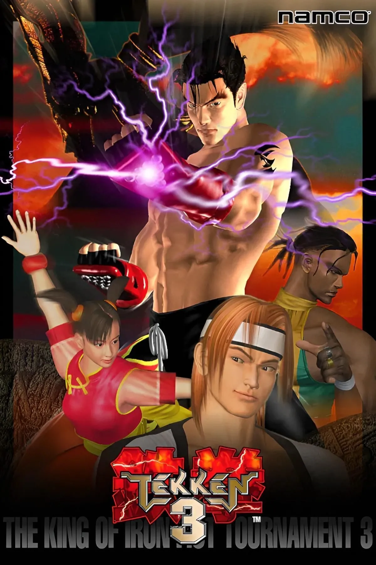 Thẻ thông tin chi tiết về game đối kháng Tekken 3, ngày phát hành và nhà phát triển