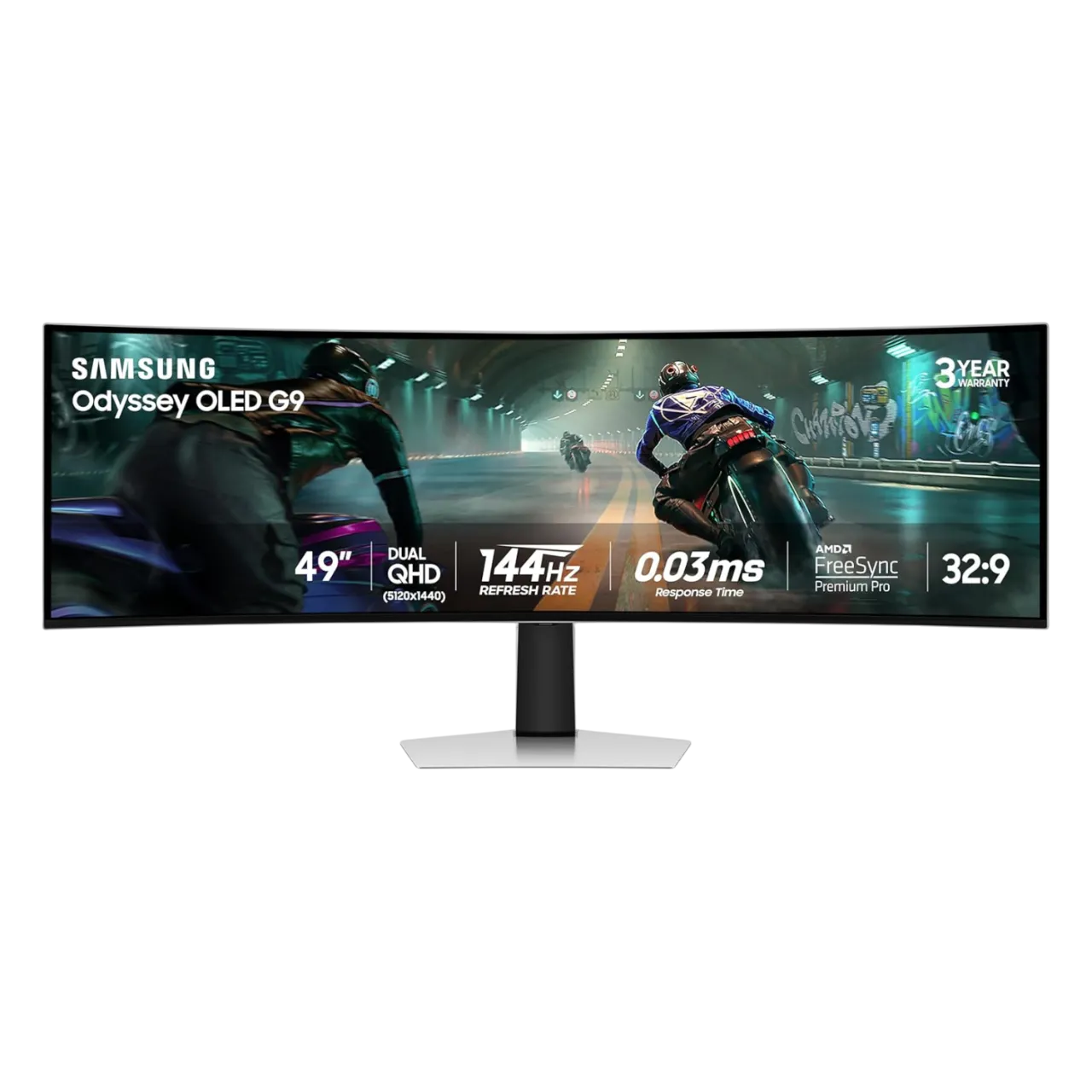 Thiết kế mỏng của màn hình chơi game Samsung Odyssey OLED G9 G91SD 49 inch