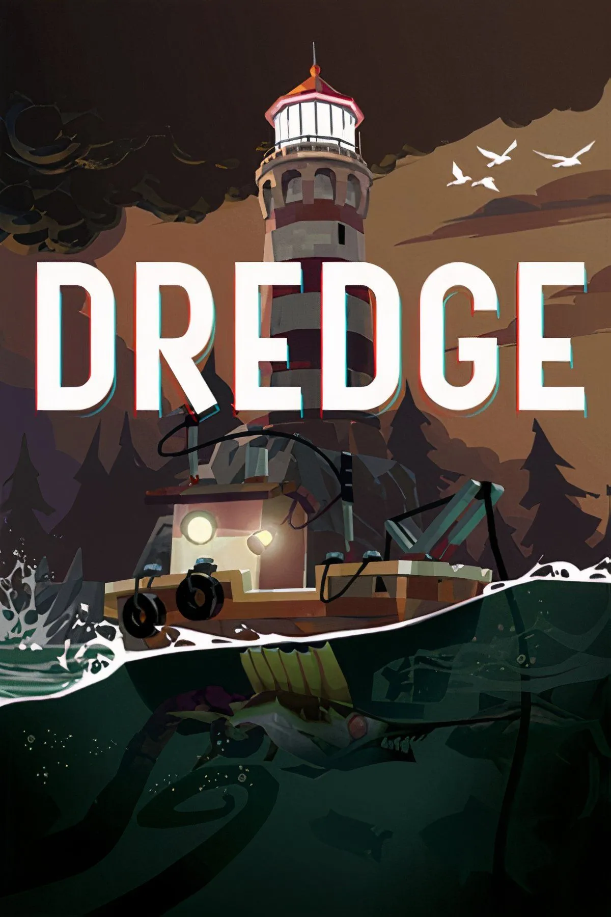 Thuyền đánh cá khám phá vùng biển bí ẩn trong game Dredge, ẩn chứa yếu tố kinh dị Lovecraftian