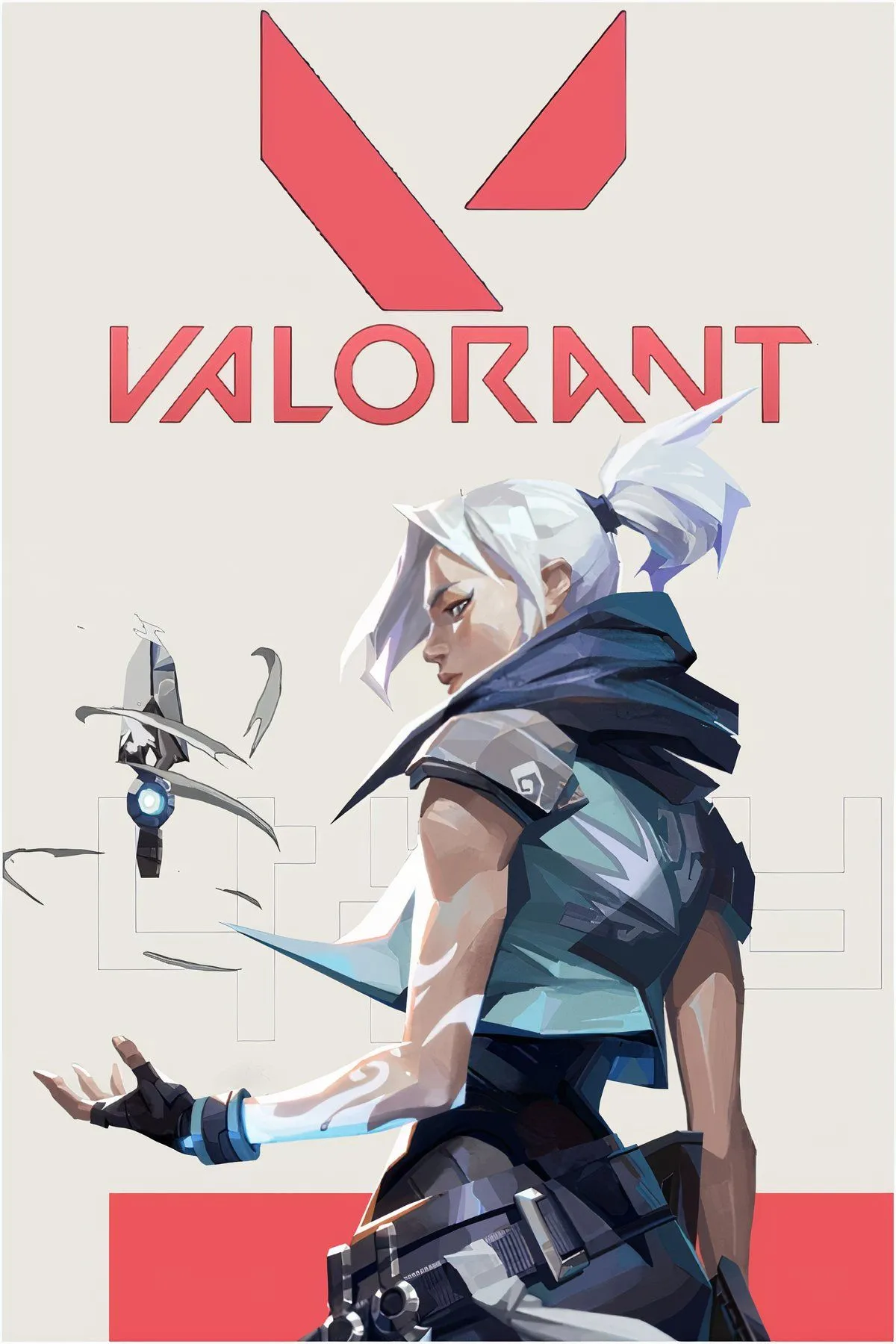 Tổ hợp ảnh screenshot từ gameplay Valorant, hiển thị các Đặc Vụ, vũ khí và bản đồ chiến đấu với đồ họa phong cách hoạt hình.