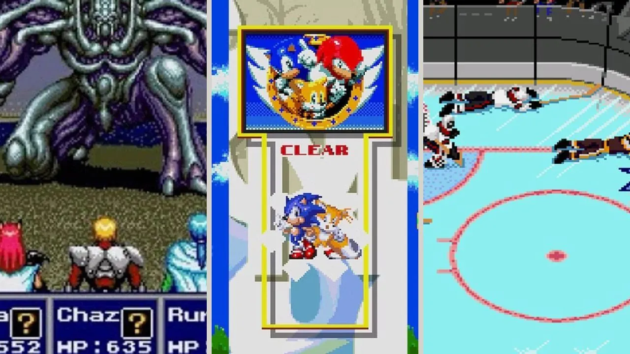 Tổng hợp các tựa game Sega Genesis kinh điển như Sonic 3, NHL cùng nhiều game khác