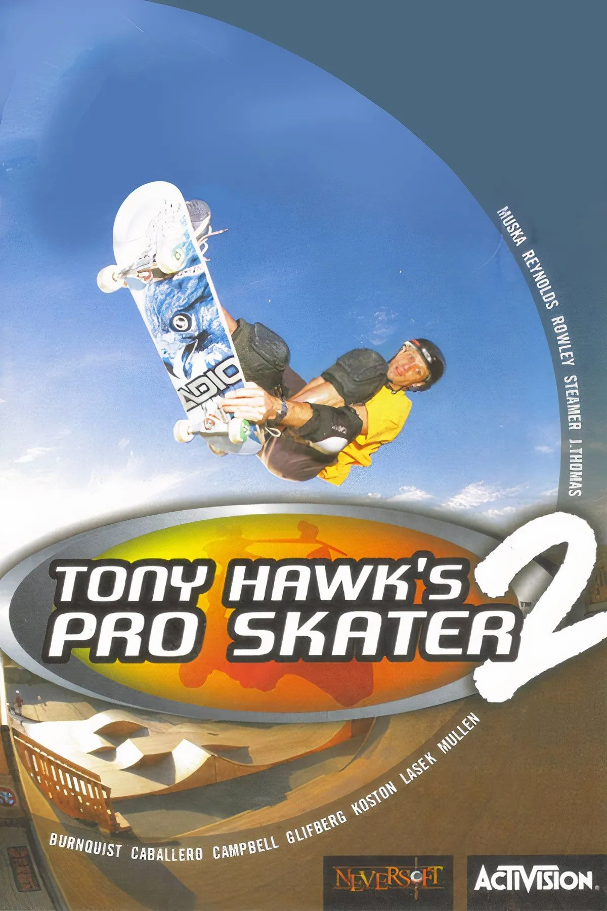 Tổng hợp cảnh gameplay đa dạng từ Tony Hawk's Pro Skater 2, cho thấy các địa điểm và thủ thuật khác nhau