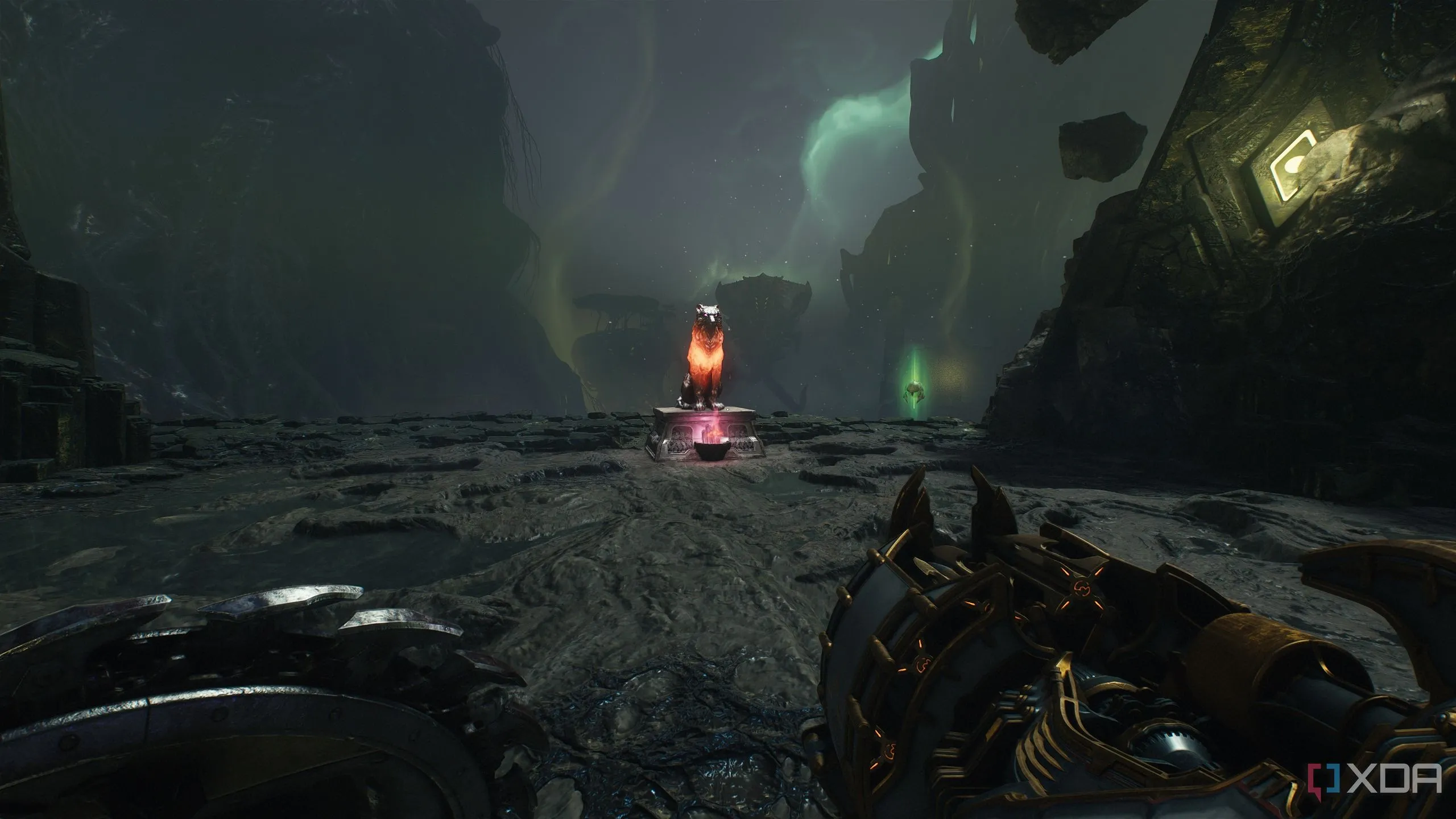 Tượng sói thứ nhất trong Chapter 16 của Doom The Dark Ages