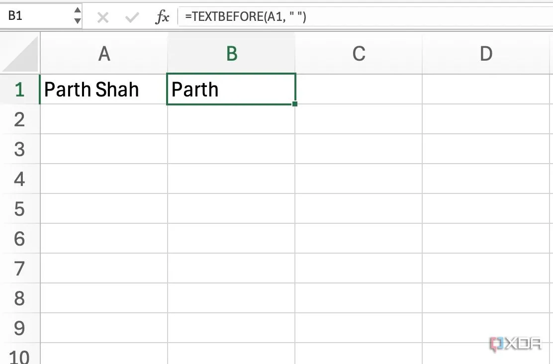 Ứng dụng hàm TEXTAFTER trong Excel để trích xuất văn bản