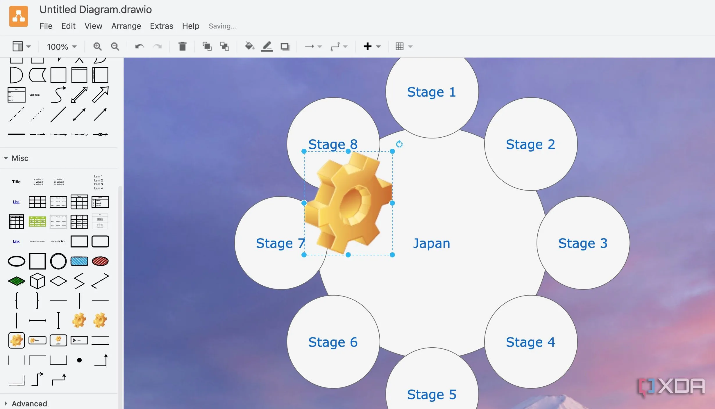 Ví dụ về các loại sơ đồ đa dạng có thể tạo bằng Draw.io, từ flowchart, sơ đồ mạng đến wireframe, thể hiện tính linh hoạt của công cụ